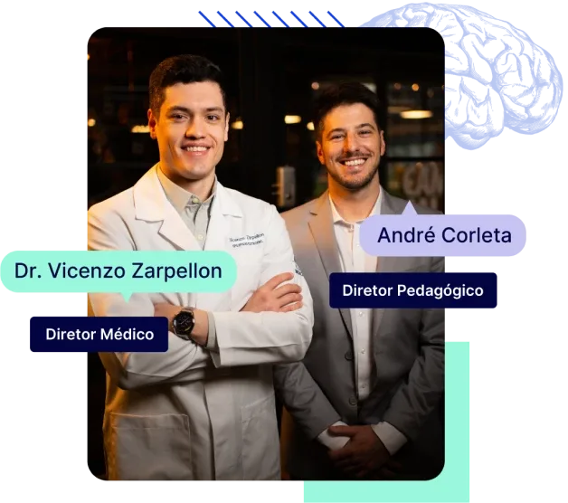 André Corleta e Dr. Vicenzo Zarpellon, fundadores da A2X
